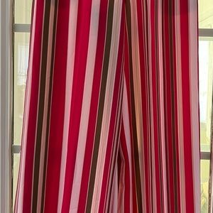 Pink and green wide leg pants size 2